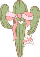 Coquette cowgirl cactus  