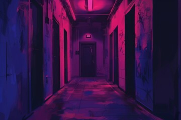 Fototapeta premium abstract futuristic color background. neon and glow background. vibrant gradient background. synthwave wallpaper. vibrant modern background.