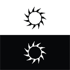 Circle vector logo template illustration .Circle icon logo design