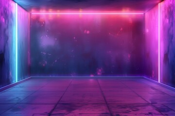 abstract futuristic color background. neon and glow background. vibrant gradient background. synthwave wallpaper. vibrant modern background.