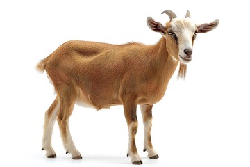 Goat isolated on white background Generative Ai  - 757834914