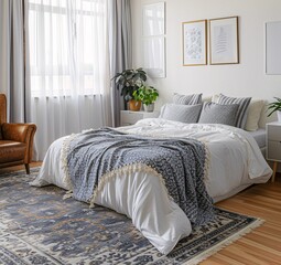Modern Bedroom Design: A Blend of Comfort and Style Generative AI