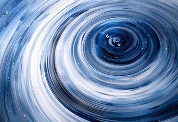 Spinning Out: A Blue Vortex of Creativity and Inspiration Generative AI