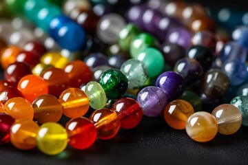 Colorful Beads for a Rainbow-Inspired Monthly Event Generative AI