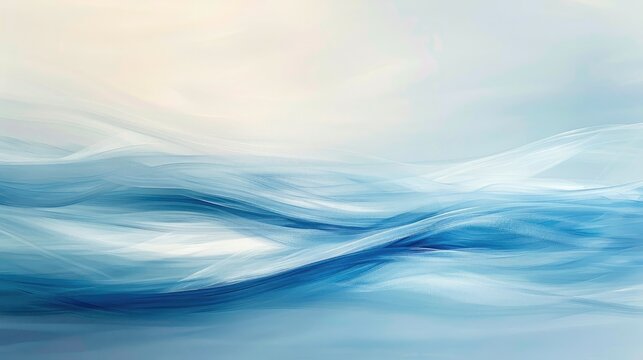Abstarct textured blue watercolor strokes evoke a serene oceanic backdrop in a soothing, abstract composition background