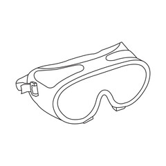 Welding glasses icon