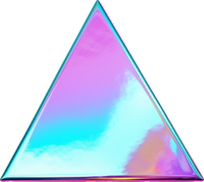 price tag,triangle price tag in holographic color isolated on white or transparent background,transparency - Powered by Adobe