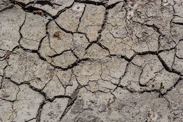 Wall texture soil dry crack pattern of drought lack of water of nature brown old broken background