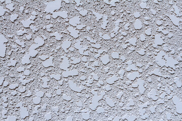 Fresh concrete wall in the construction site, gray wall with cement floor, construction background renovation process, abstract