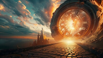 Time travel becomes a real possibility. What historical event would you choose to witness and why? - obrazy, fototapety, plakaty