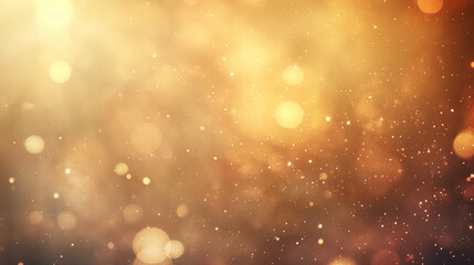 Fototapeta na wymiar Christmas glowing Golden Background. Christmas lights. Gold Holiday New year Abstract Glitter Defocused Background With Blinking Stars and sparks. Blurred Bokeh.