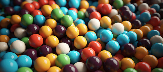 Fototapeta na wymiar colorful circle balls 52
