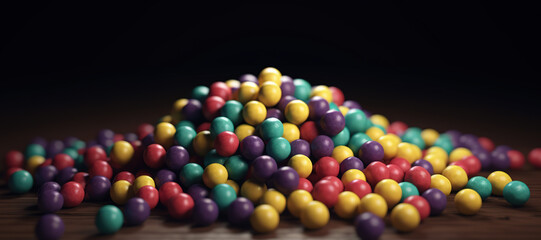 Fototapeta na wymiar colorful circle balls 51