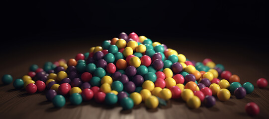 colorful circle balls 46