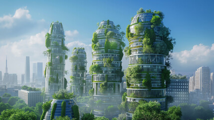 the city of the future , landscaping