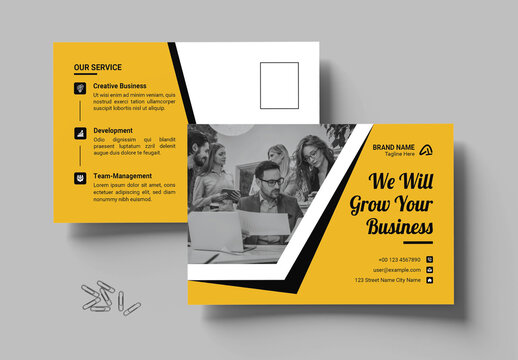 Business Post Card Design Template