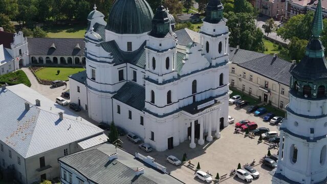 Beautiful Basilica Chelm Aerial View Poland
