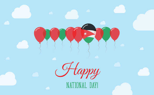 Jordan Independence Day Sparkling Patriotic - Powered by Adobe