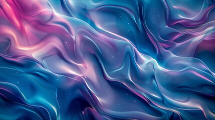 Fototapeta premium A close up of a blue and purple colored fabric, AI