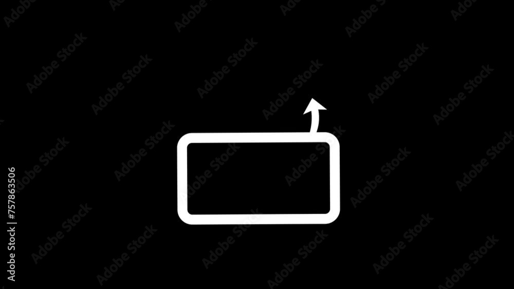 Wall mural phone rotation from vertical to horizontal or reverse. turn and rotate your device smartphone icon a
