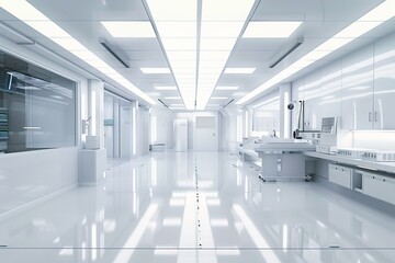 High-Tech Laboratory": Highlights the advanced and modern nature of the laboratory setting