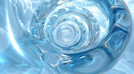 Fototapeta premium Frosted Glass Flower: A Monthly Event Celebration Generative AI