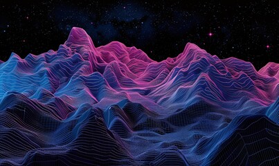 Purple Mountain Range: A Visualization of the Latest Trends in Art and Design Generative AI