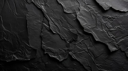 Black Textured Paper Surface Close Up, Textured, paper, surface