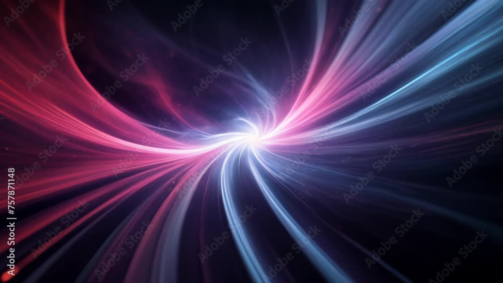 Wall mural  Vibrant abstract motion blur, perfect for dynamic intros or futuristic themes