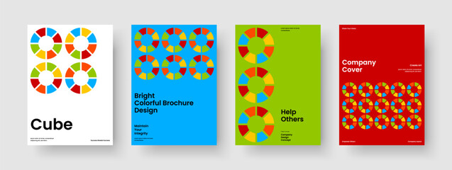 Fototapeta premium Creative Flyer Design. Modern Report Layout. Geometric Business Presentation Template. Book Cover. Poster. Background. Banner. Brochure. Portfolio. Notebook. Handbill. Catalog. Leaflet. Newsletter