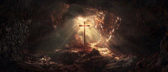 Cross in the Cave: A Glimpse of Easter Generative AI