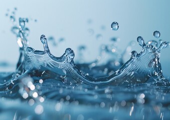 January's Chill A Frozen Fountain of Bubbles Generative AI