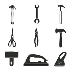 set of different tools vector design, active, activity, adjust, background, bicycle, bike, biking, black, build, business, button, computer, cross, cycle, design, drive, element, engineering