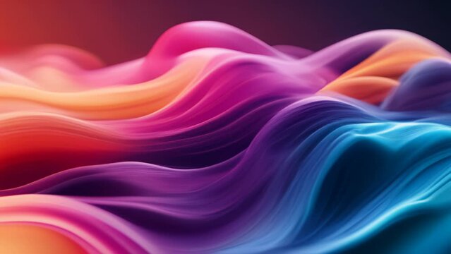  Vibrant abstract waves, perfect for digital art and design