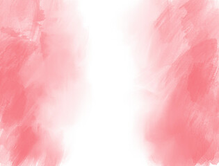 Water color, pink, white background, used as a background in the wedding and other tasks.