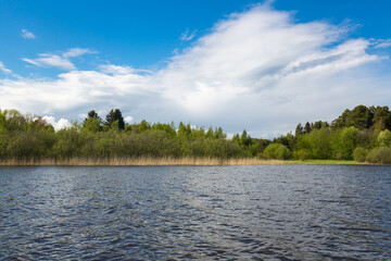 The coast of Lake Ladoga - 757879974