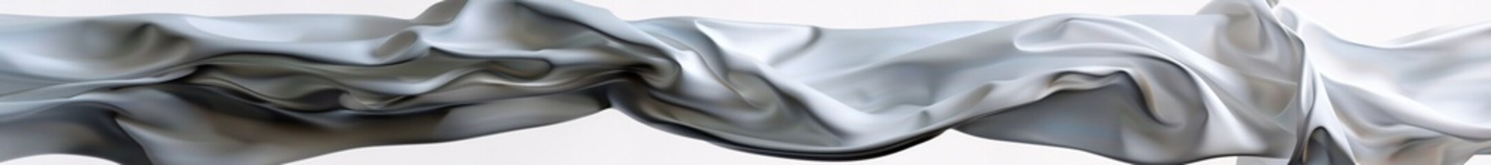 Sleek Silver Sculpture A Modern Artwork for the Month of April Generative AI
