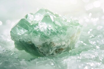 Gemstone Glow A Crystal-Clear Celebration of Earth's Natural Wonders Generative AI - obrazy, fototapety, plakaty