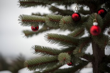 Christmas Day. V37. Perfect for your template design. Generative AI