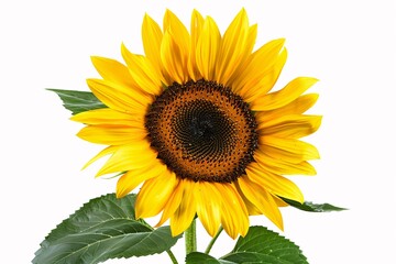 Sunflower in Full Bloom A Celebration of Summer's Sunny Side Generative AI