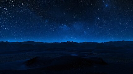 Night Sky Over the Mountains A Stargazer's Paradise Generative AI
