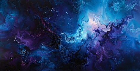 Obraz premium Purple Haze A Vibrant Artwork of the Month Generative AI