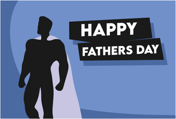 Obraz premium Happy fathers day for all dad in the world