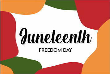 happy celebrate juneteenth freedom day 