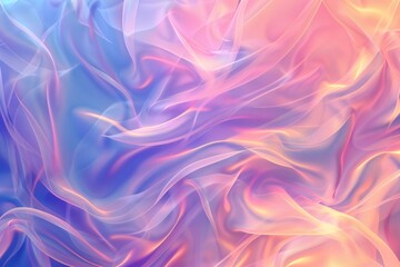 Pink and Blue Abstract Swirls A Monthly Event Inspired Artwork Generative AI - obrazy, fototapety, plakaty