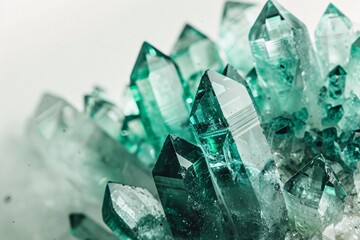 Emerald Echoes A Crystal-Clear Celebration of Earth's Vibrant Energy Generative AI
