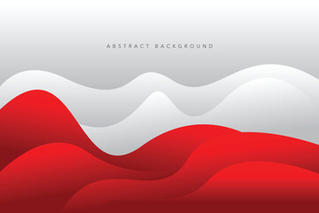 wave gradient red abstract and modern background design. Design for poster, backdrop, banner, brochure, flyer, landing page, presentation, website, and certificate