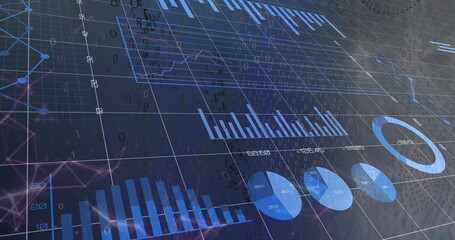 Image of data processing over numbers