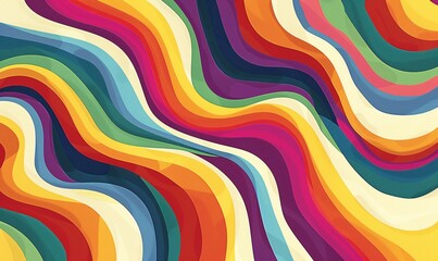 Colorful Rainbow Swirls A Vibrant Tribute to LGBTQ+ Pride Month Generative AI