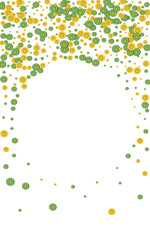 Green Citrus Background White Vector. Fruit Graphic Set. Yellow Wrapping Lime. Bright Freshness Illustration.